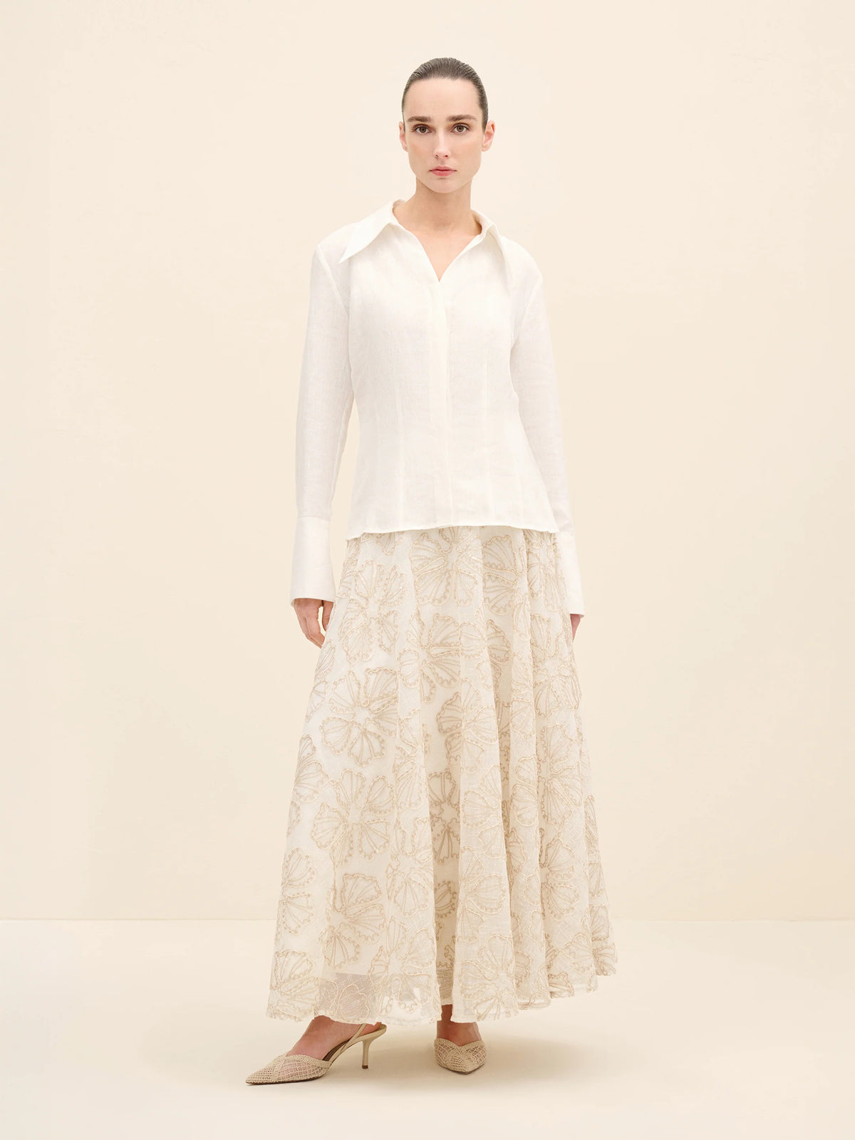 NÉAN Tailo Linen Shirt - Off White