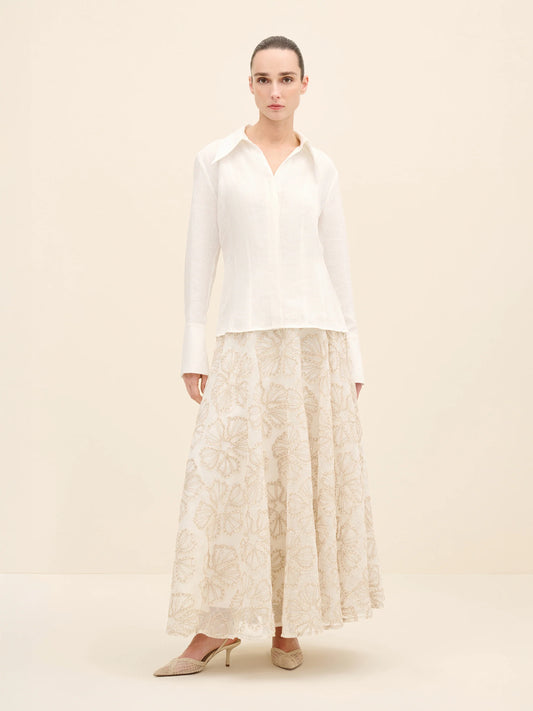 NÉAN Tailo Linen Shirt - Off White