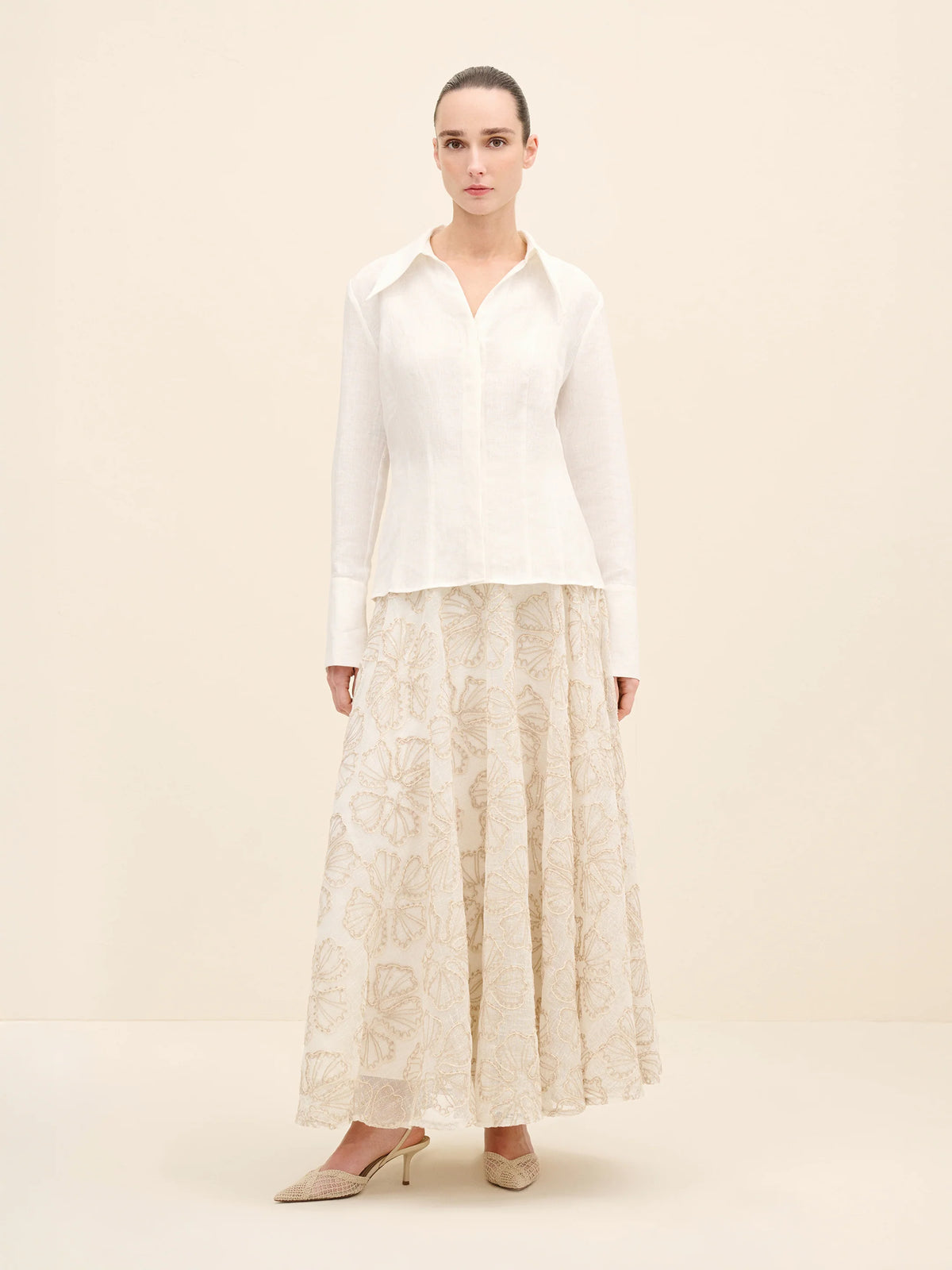 NÉAN Tailo Linen Shirt - Off White