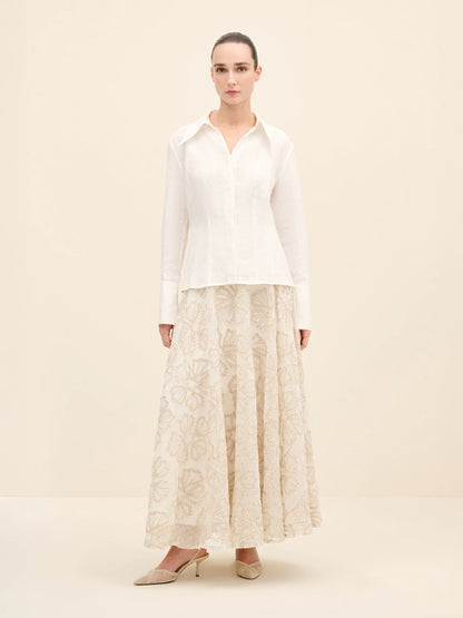NÉAN Tailo Linen Shirt - Off White