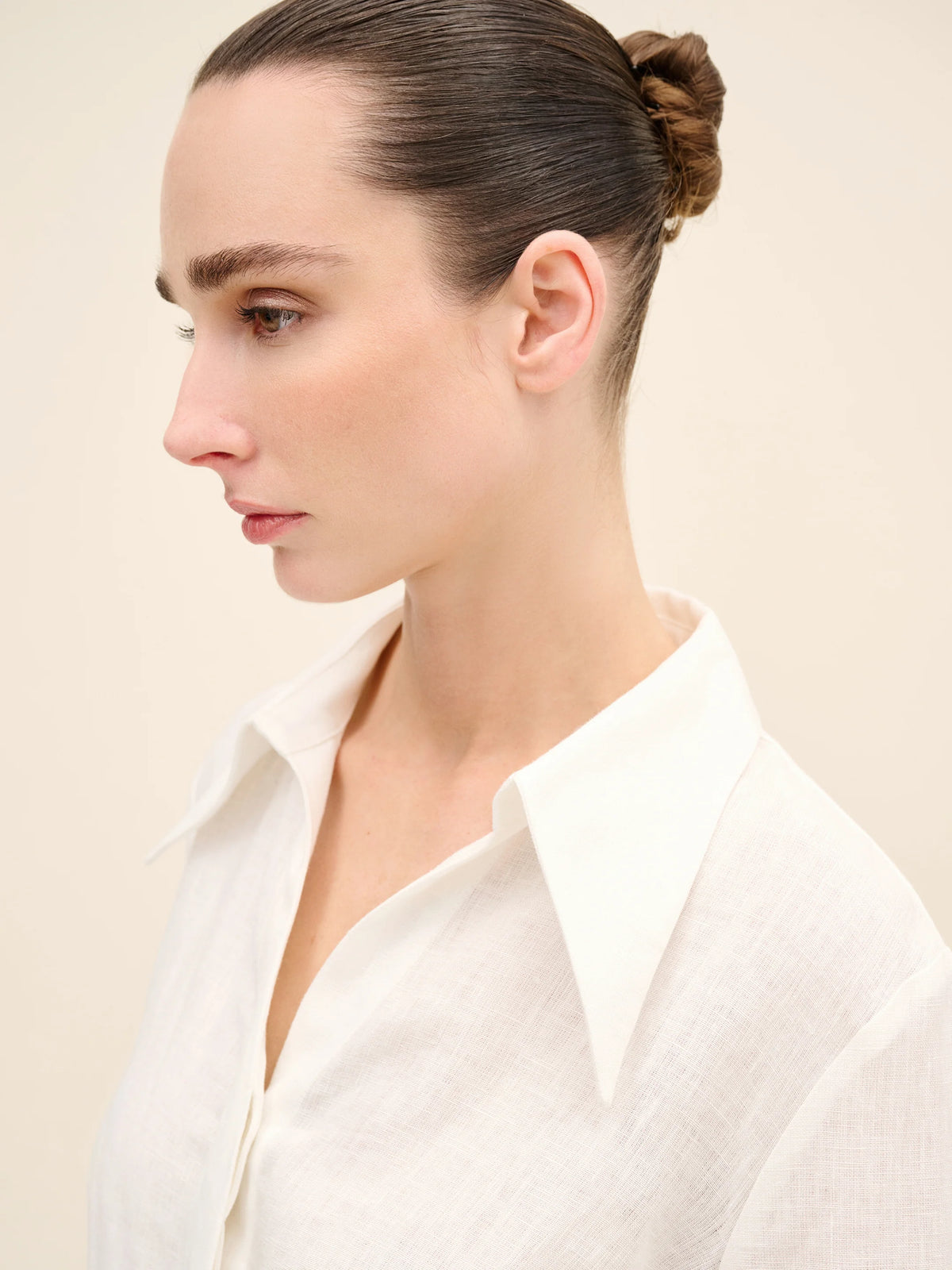 NÉAN Tailo Linen Shirt - Off White