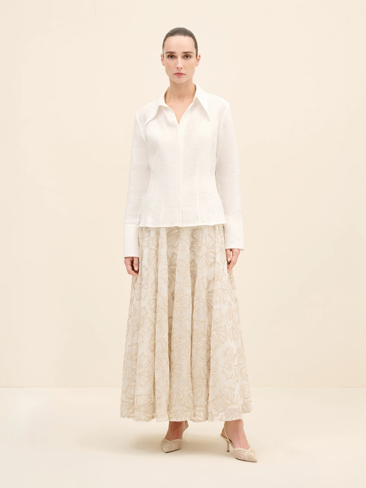 NÉAN Tailo Linen Shirt - Off White
