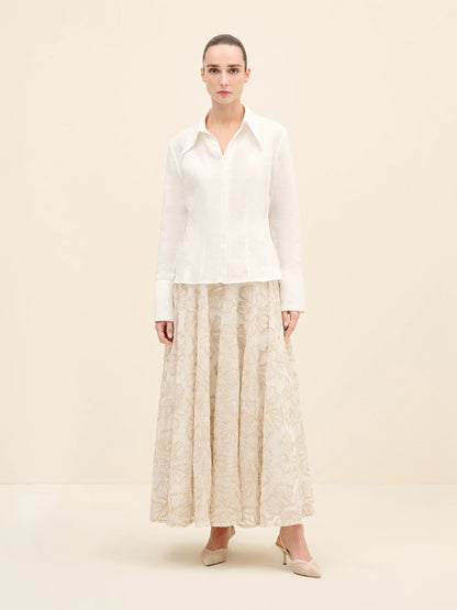 NÉAN Tailo Linen Shirt - Off White