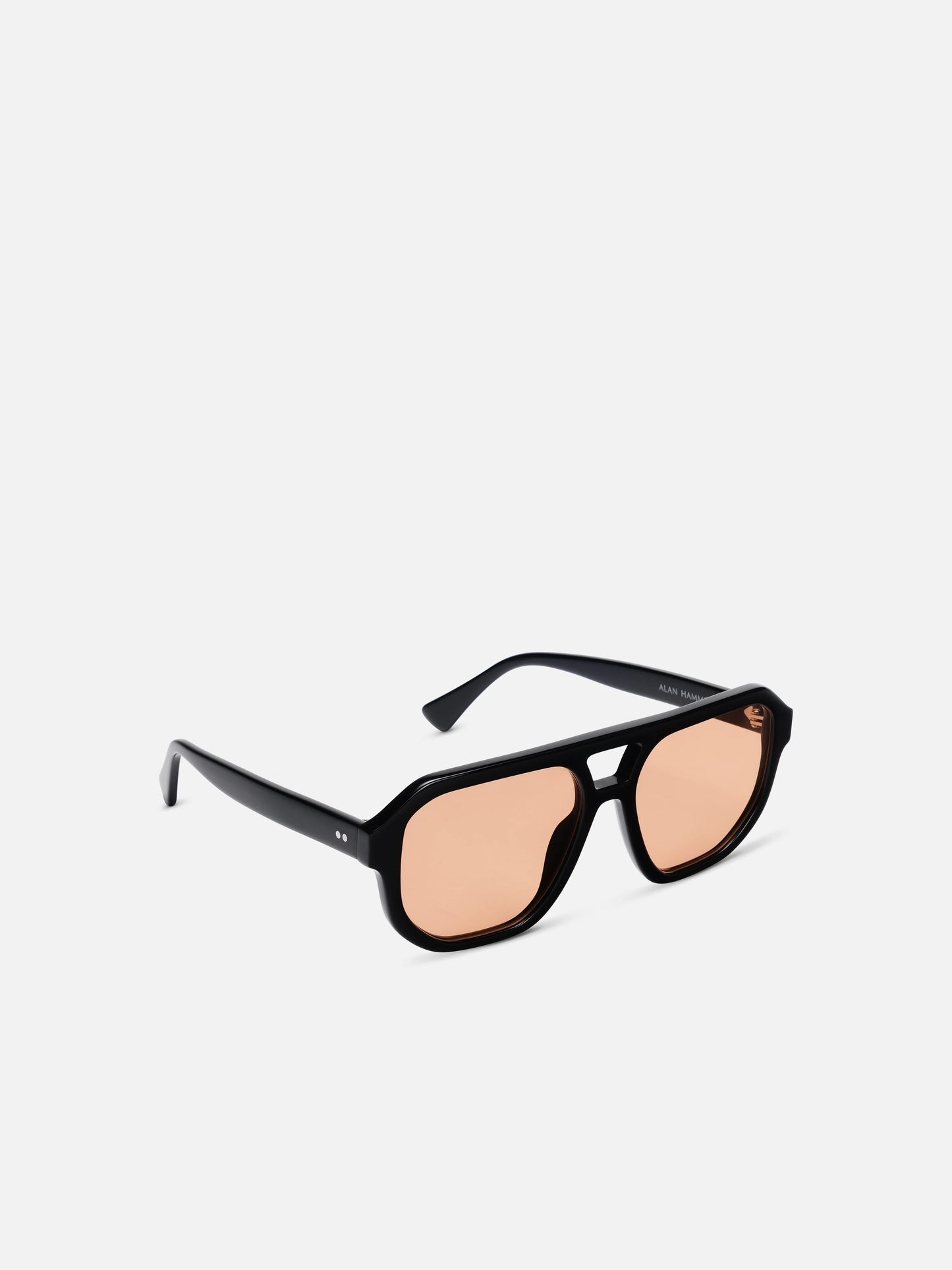 ALAN HAMMOND Olea Sunglasses - Black / Amber