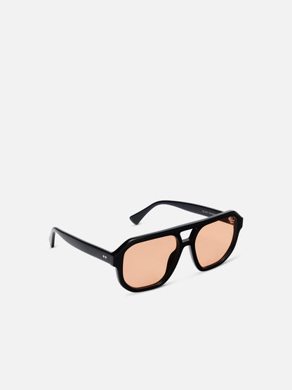 ALAN HAMMOND Olea Sunglasses - Black / Amber