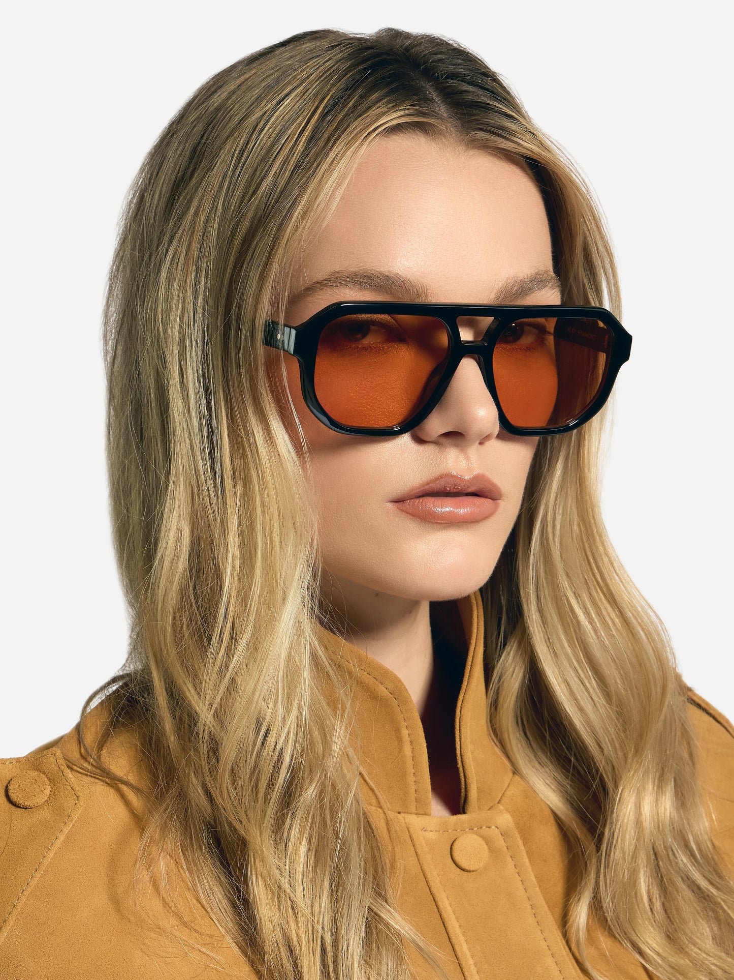 ALAN HAMMOND Olea Sunglasses - Black / Amber