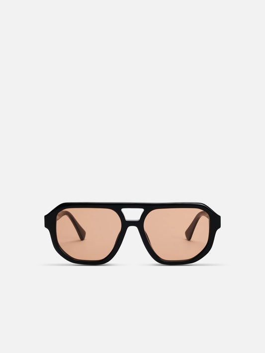 ALAN HAMMOND Olea Sunglasses - Black / Amber