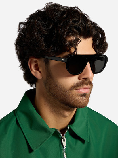 ALAN HAMMOND Perre Sunglasses - Black / Grey