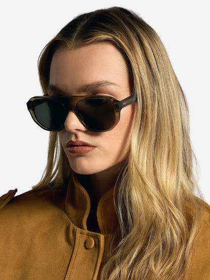 ALAN HAMMOND Perre Sunglasses - Grey / Grey