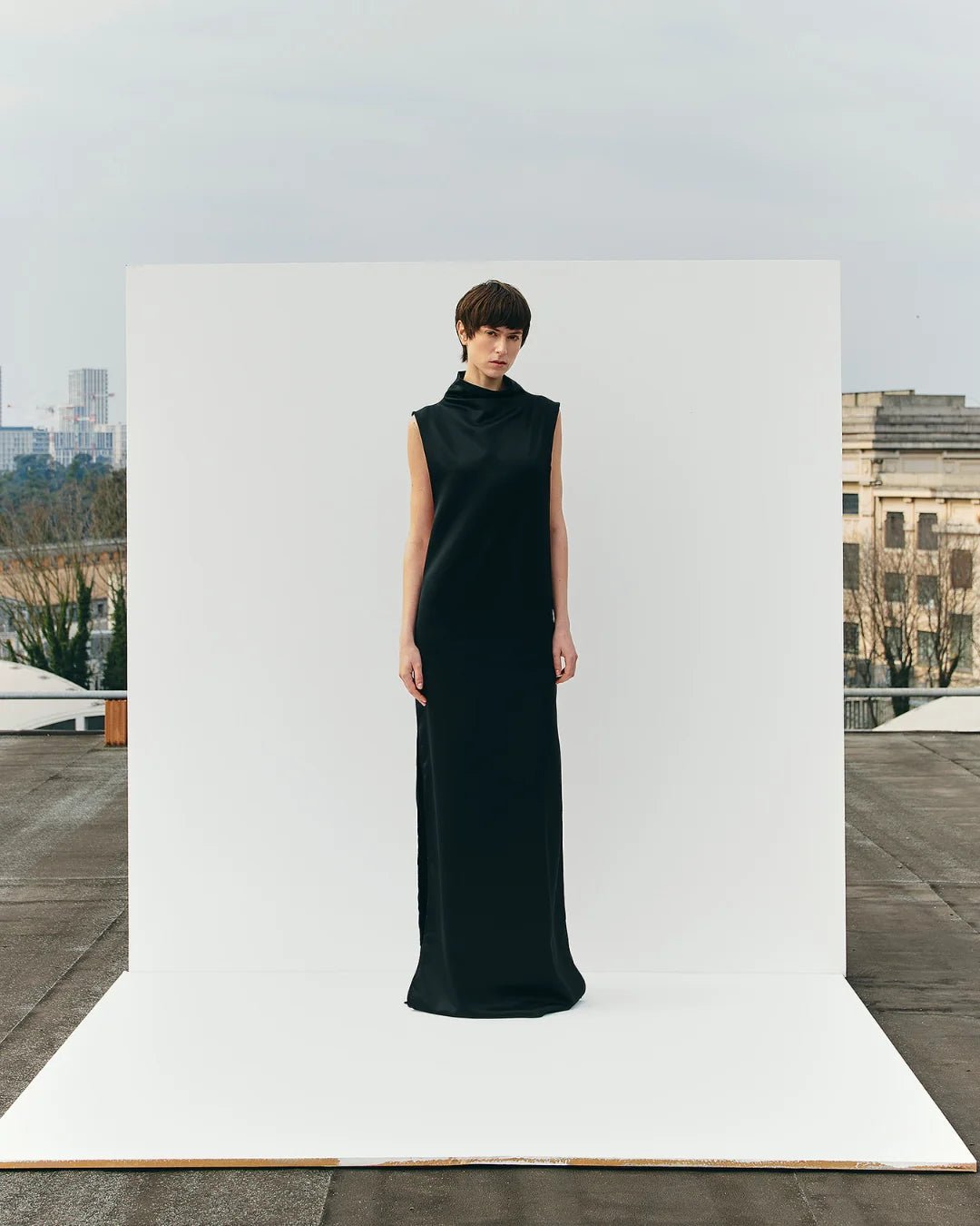 PSIDE Enza Maxi Dress - Black