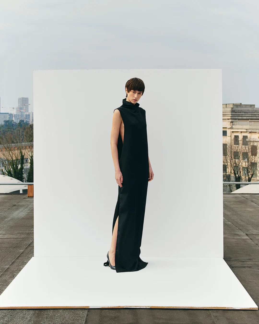 PSIDE Enza Maxi Dress - Black