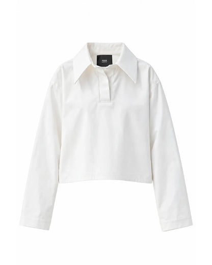 PSIDE Gabardine Polo - White