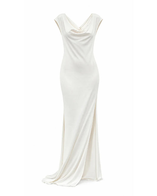 PSIDE Liberty Maxi Dress - White
