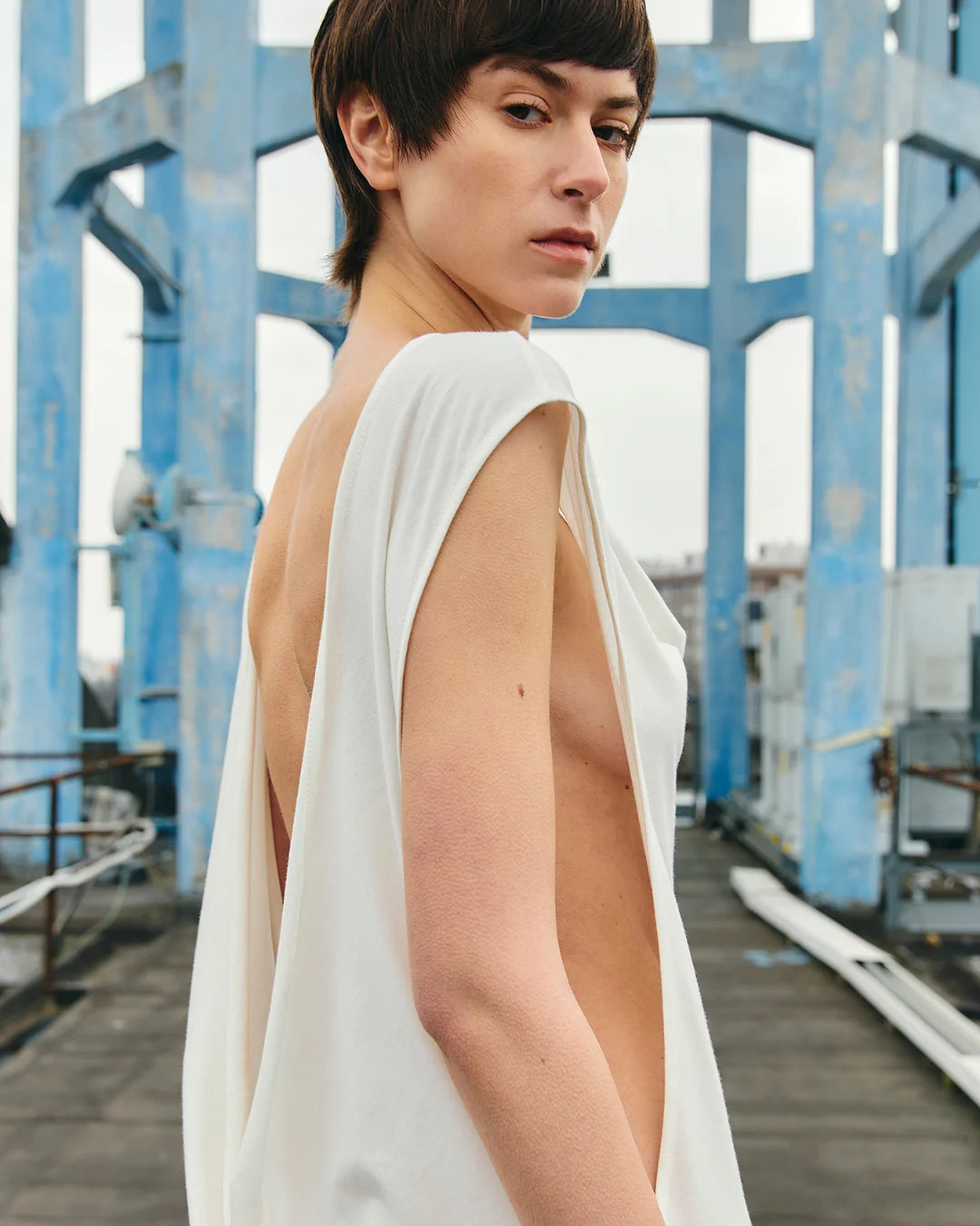PSIDE Liberty Maxi Dress - White