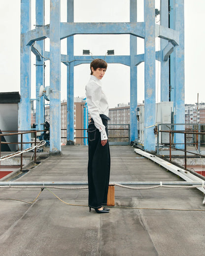 PSIDE Long Sleeved Shirt - White