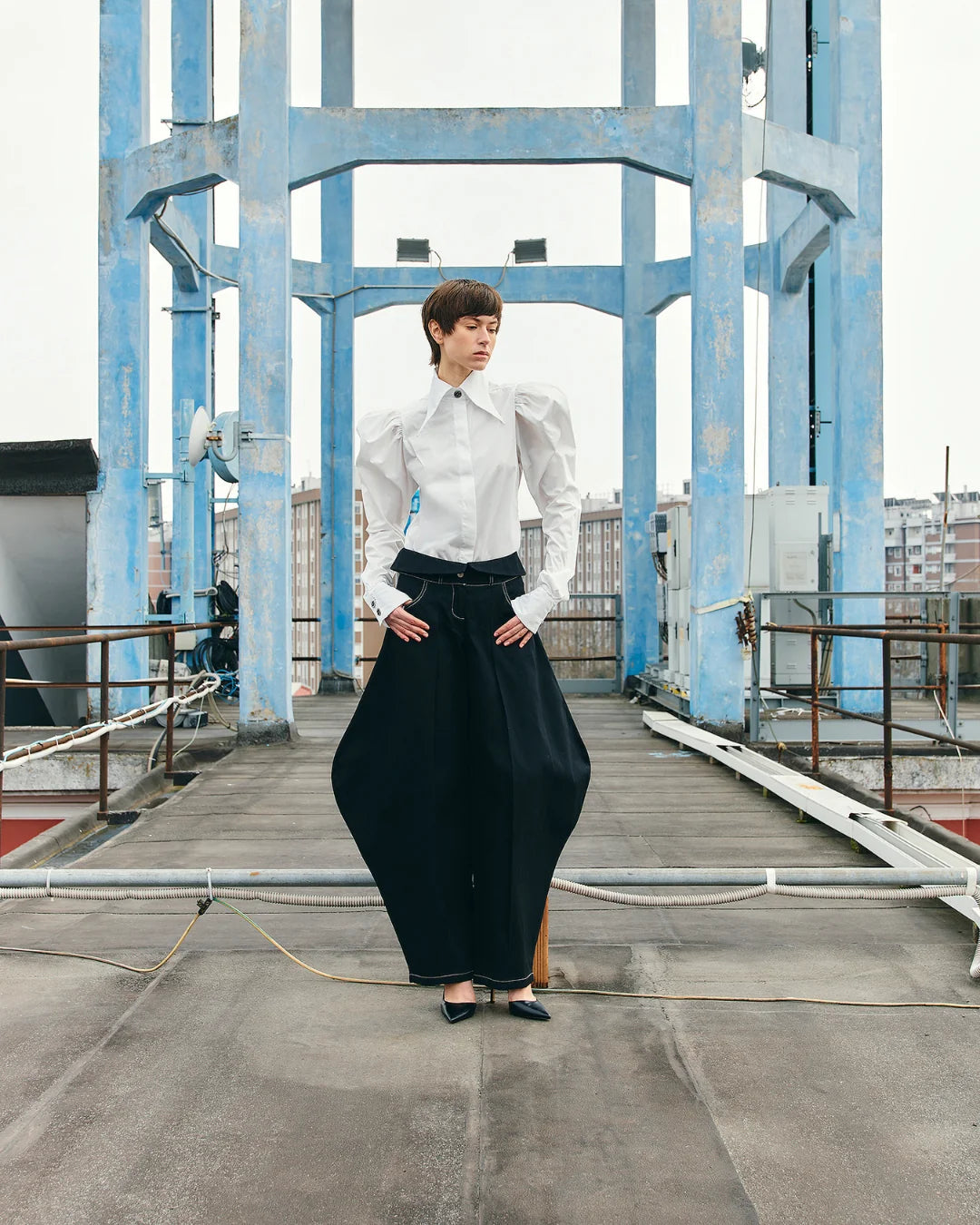 PSIDE Long Sleeved Shirt - White