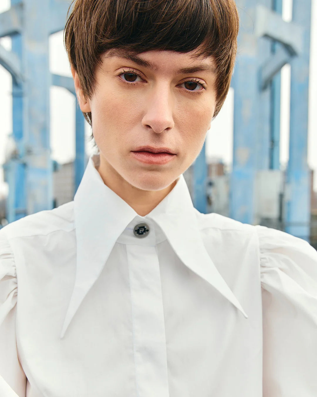 PSIDE Long Sleeved Shirt - White