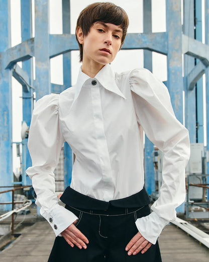 PSIDE Long Sleeved Shirt - White
