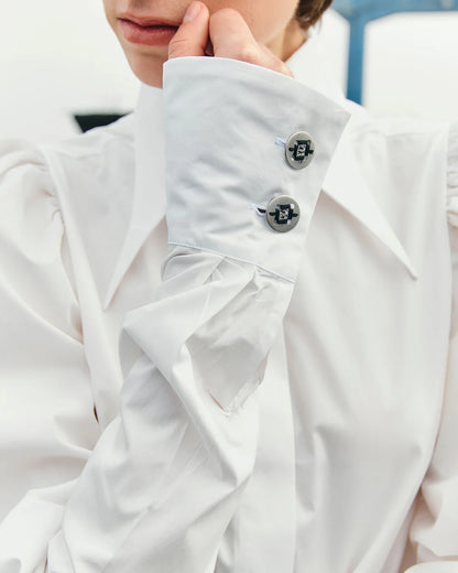 PSIDE Long Sleeved Shirt - White