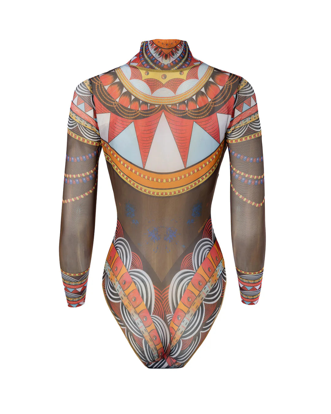 RODA Zipper Swimsuit with Sleeves - Africa