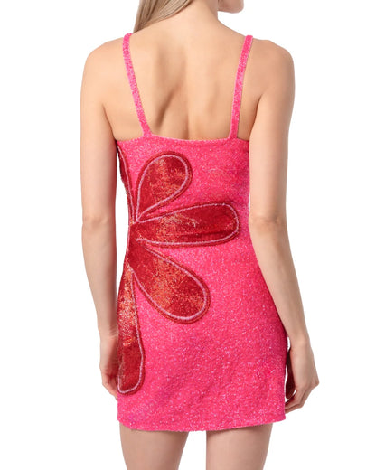 SELF-ADORE Bloom Mini Dress - Pink