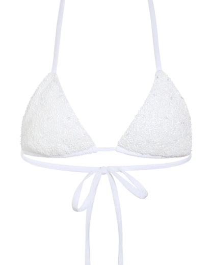 SELF-ADORE Forever Bikini Top - White
