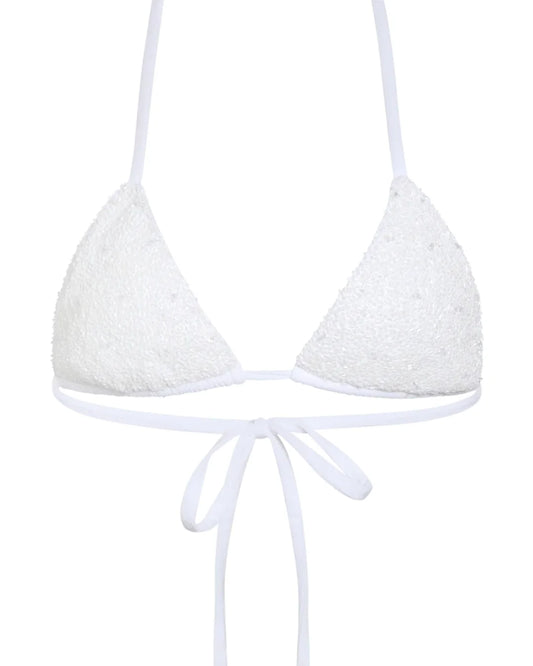 SELF-ADORE Forever Bikini Top - White