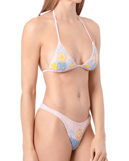 SELF-ADORE High Tide Bikini Top - Pale Pink