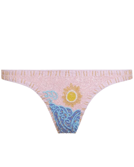 SELF-ADORE High Tide Bikini Bottom - Pale Pink