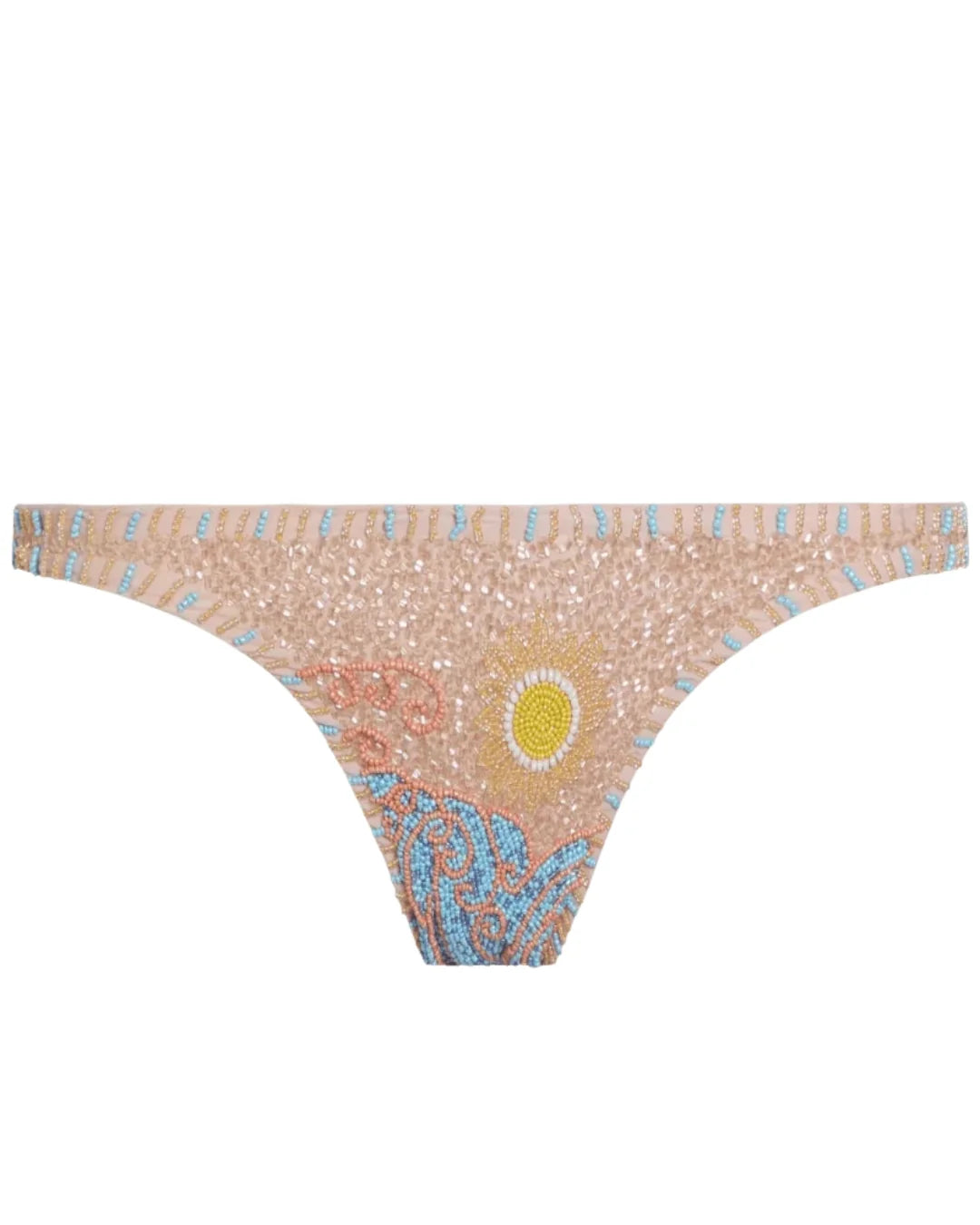 SELF-ADORE High Tide Bikini Bottom - Sand
