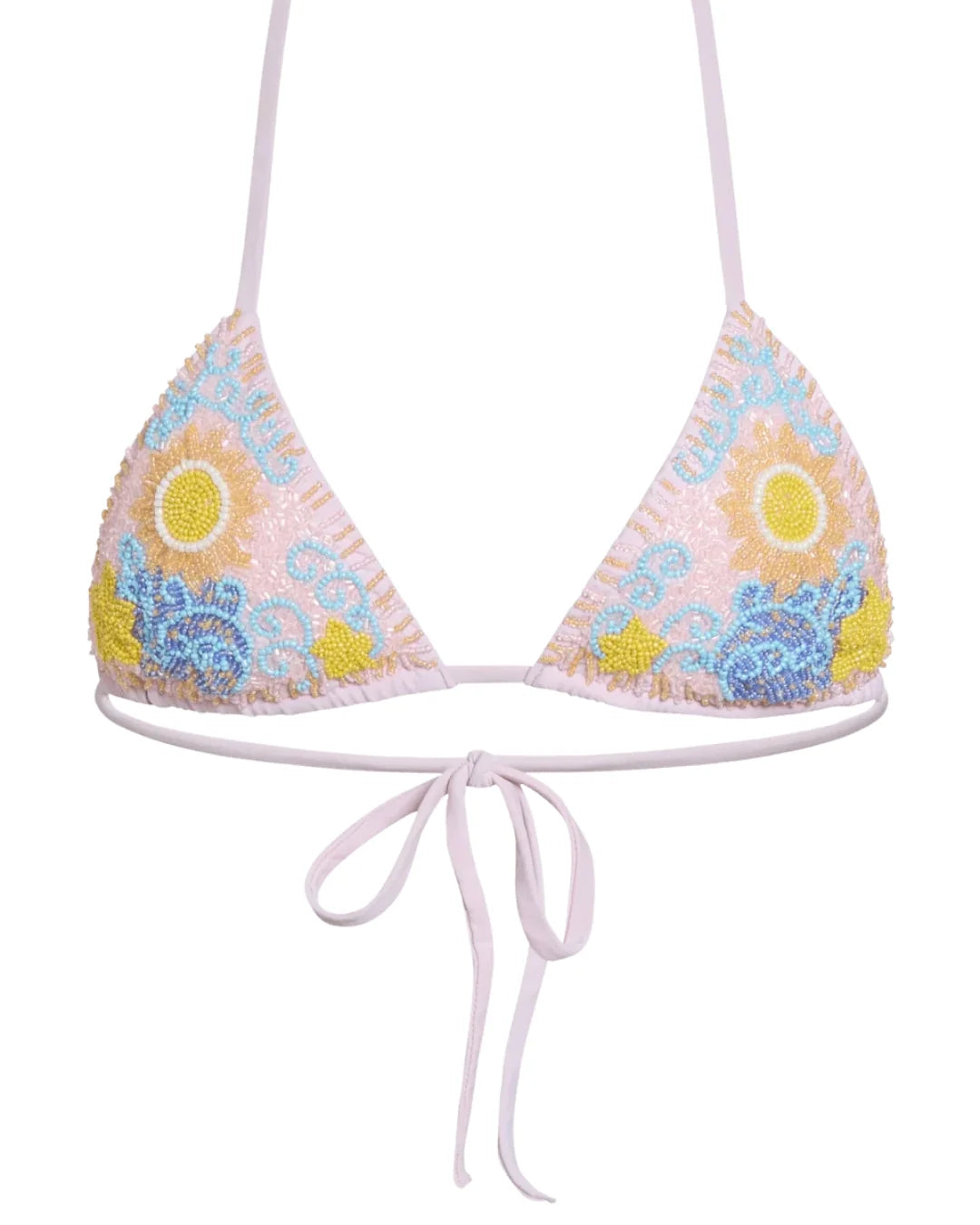 SELF-ADORE High Tide Bikini Top - Pale Pink