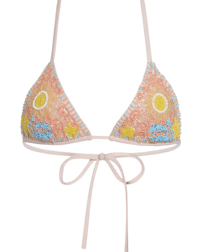 SELF-ADORE High Tide Bikini Top - Sand