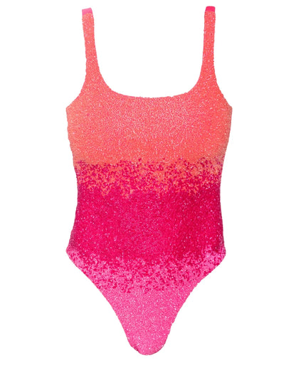 SELF-ADORE Ombre Swimsuit - Pink/Orange