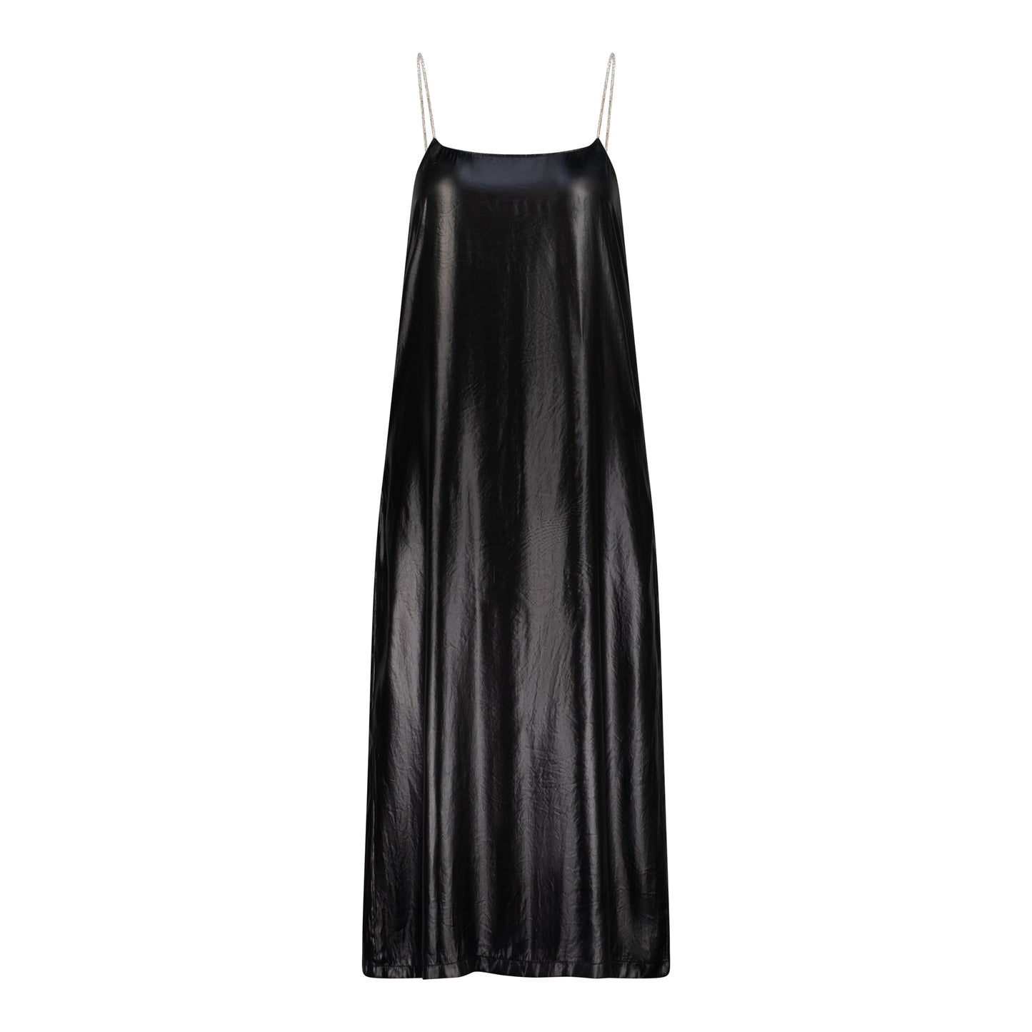 ÚCHÈ Slip Midi Dress - Black