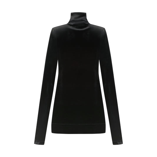 ÚCHÈ Velvet Mini Dress - Black