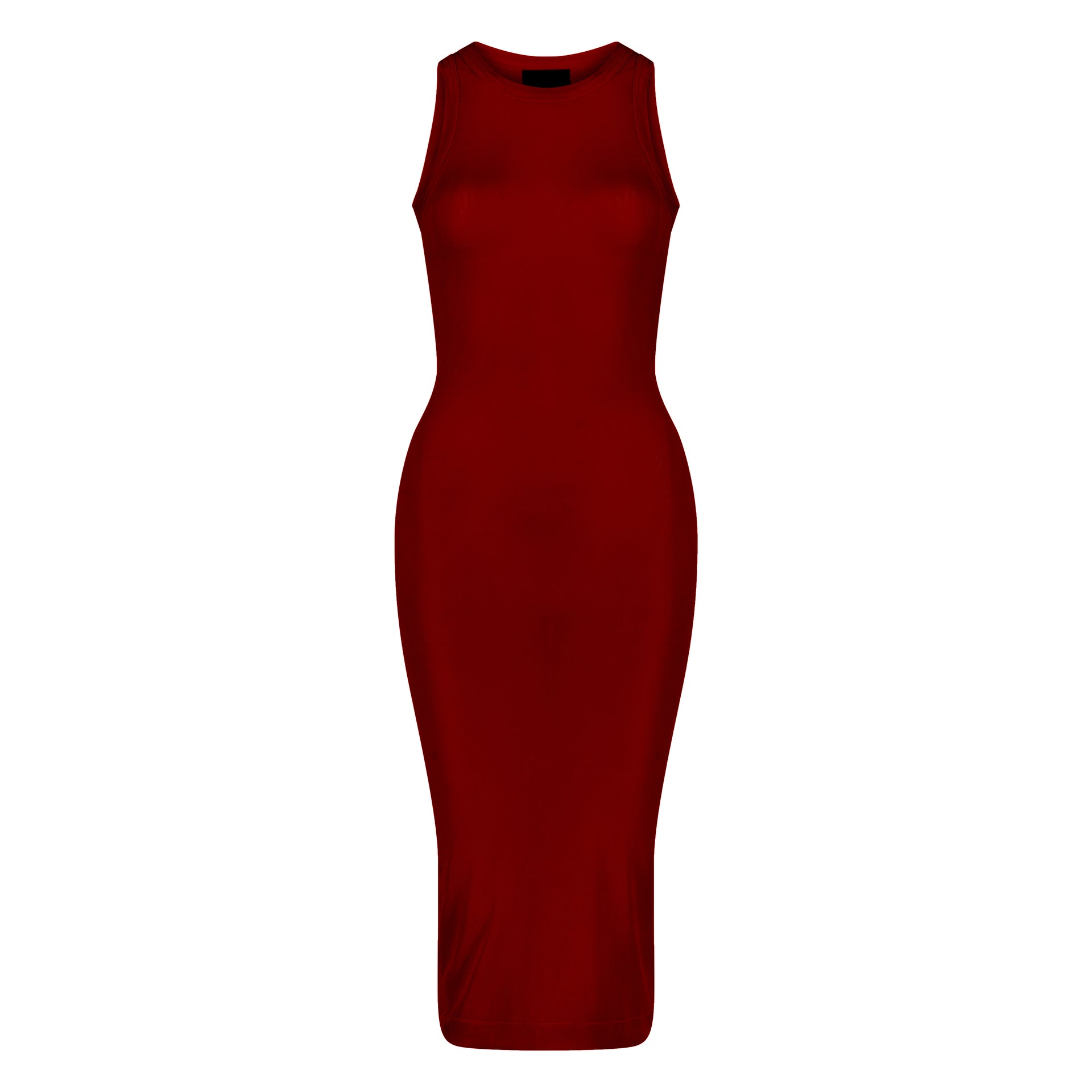 semi sheer midi dress ÚCHÈ Semi-Sheer Midi Dress