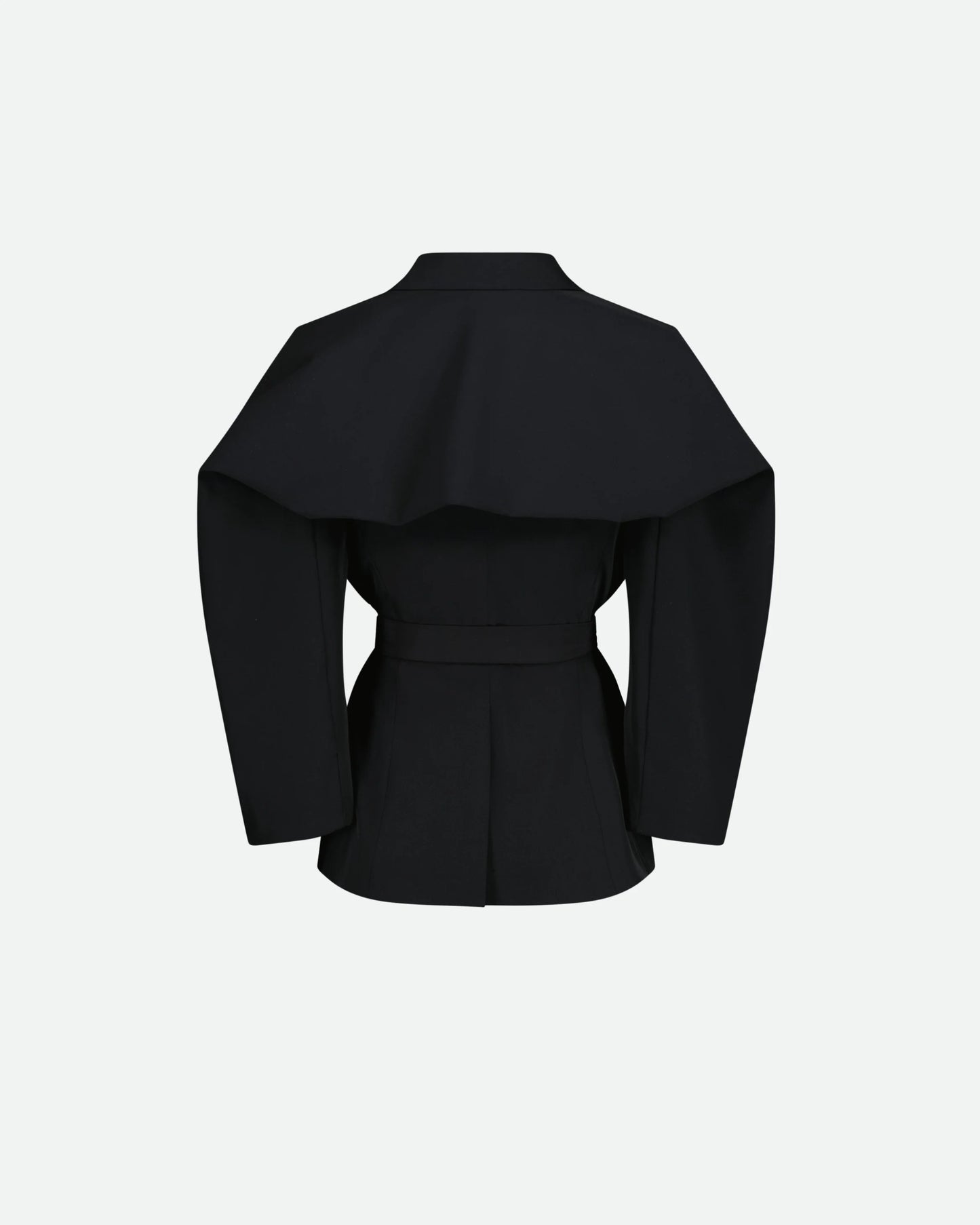 VAILLANT Cinched Waist Technical Blazer - Black