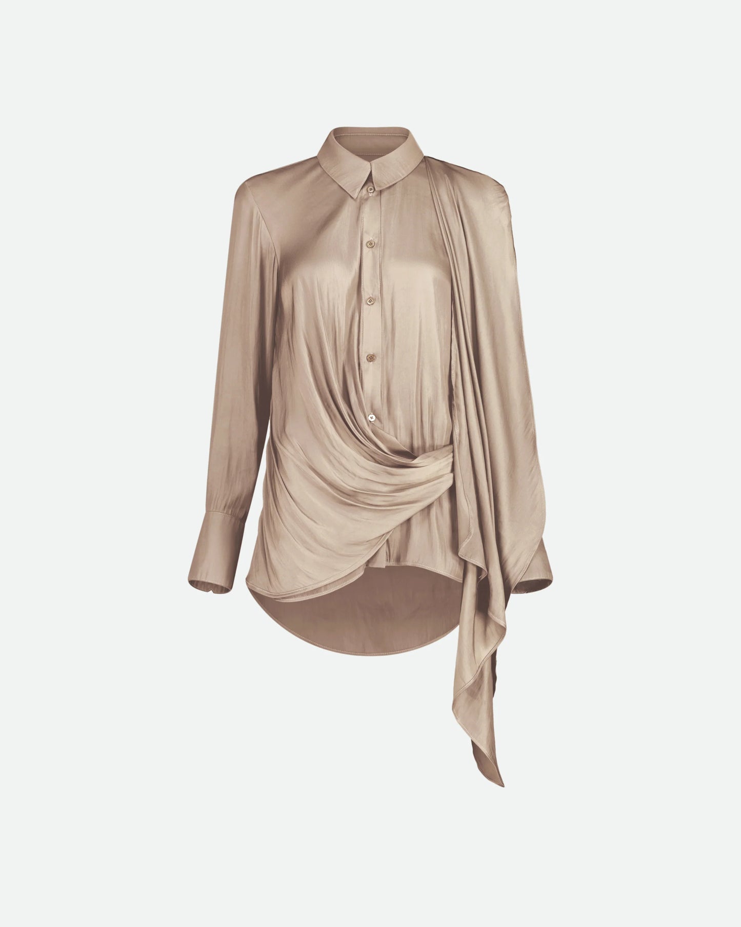 VAILLANT Draped and Wrapped Shirt - Sand