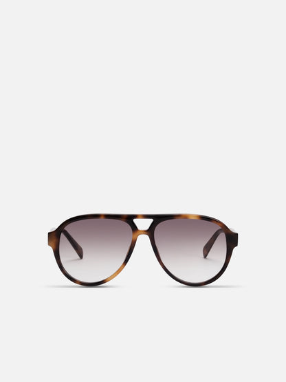 ALAN HAMMOND Venture Sunglasses - Havana / Green Gradient