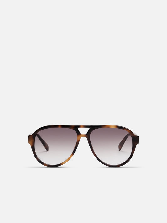 ALAN HAMMOND Venture Sunglasses - Havana / Green Gradient