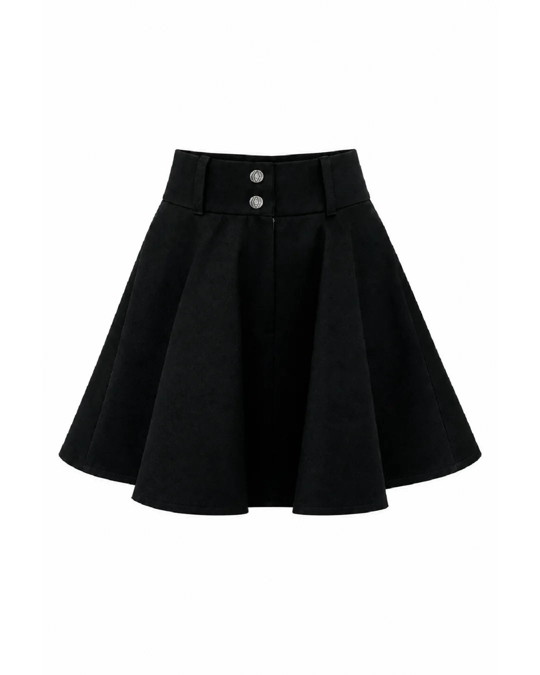 PSIDE Denim Mini Skirt - Black