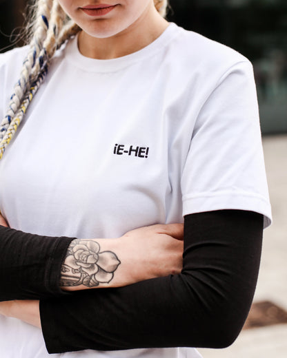 EHE Apparel Embroidered logo T-shirt - White