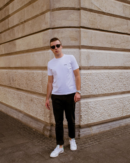 EHE Apparel Embroidered logo T-shirt - White