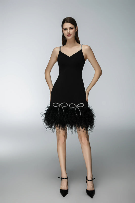 JessieQ Angle Dress - Black