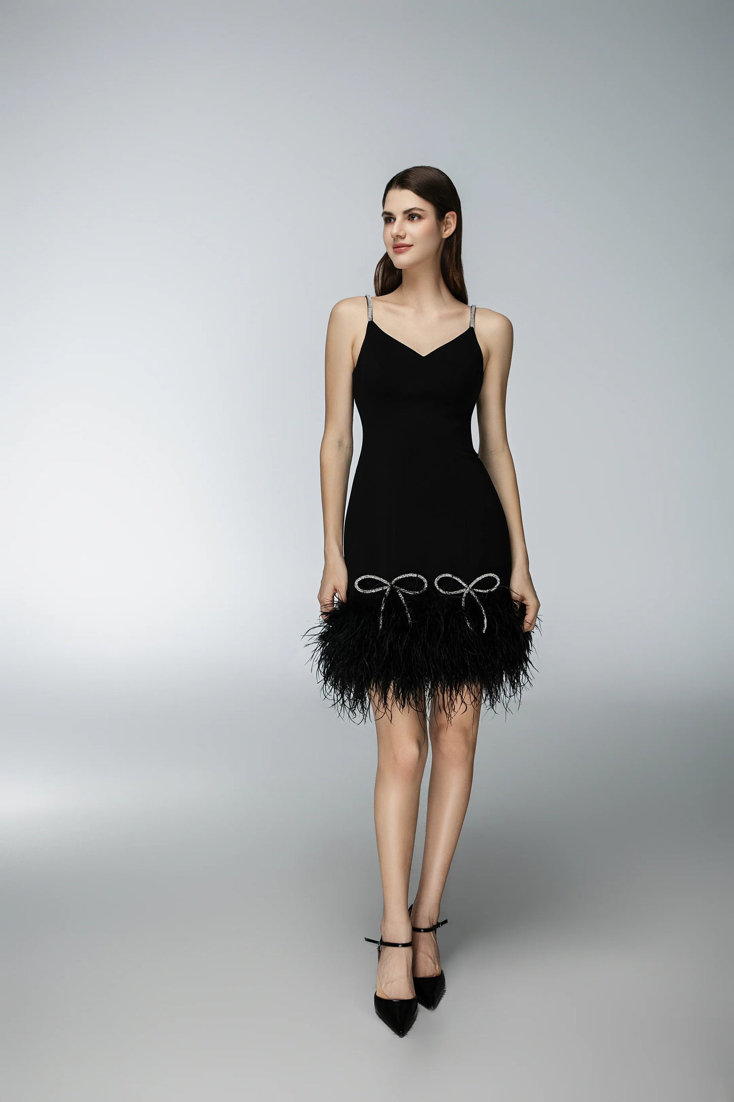 JessieQ Angle Dress - Black