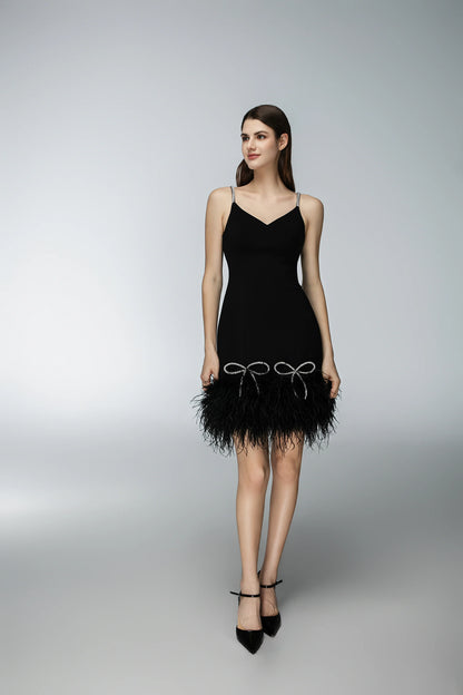 JessieQ Angle Dress - Black